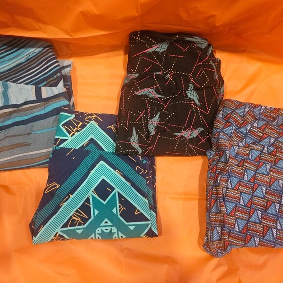 4 pairs of LuLaRoe Leggings- One Size - Picture 1 of 1